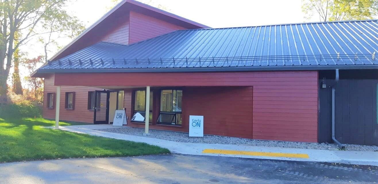 Entrance to new expansion and EarlyOn Programs